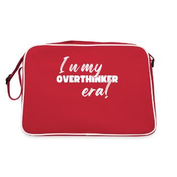 In My Overthinker Era Overthink - Retro Bag - red/white - Back