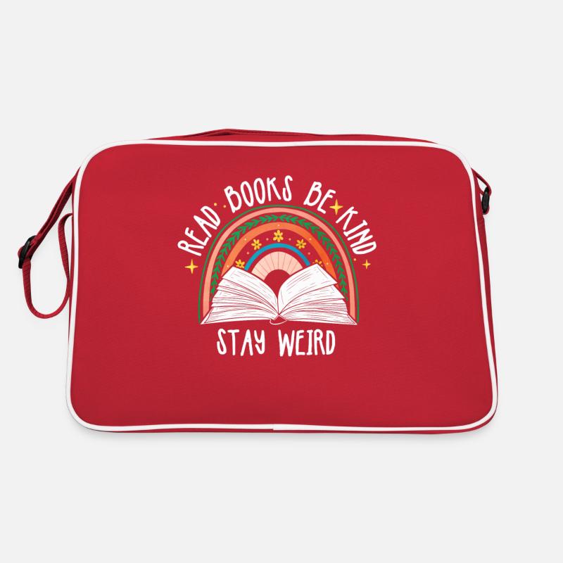 Reading Books Friendly Being Crazy Reading Retro Bag