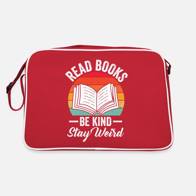 Reading Books Friendly Being Crazy Reading Retro Bag