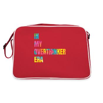 In My Overthinker Era Overthink - Retro Bag - red/white - Back