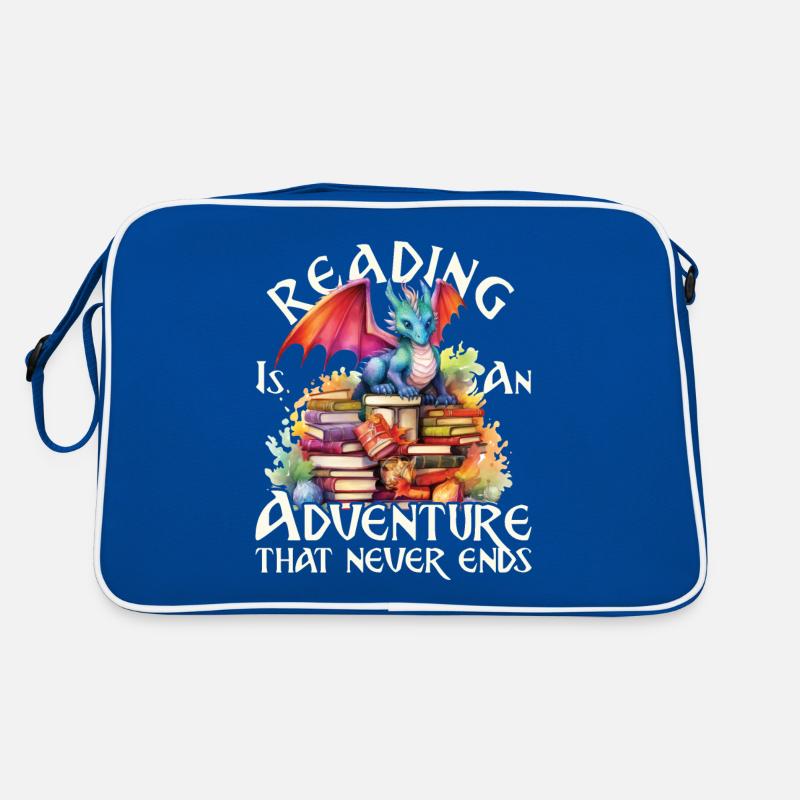 Lesen Ist Ein Abenteuer Bibliothek Lehrer Retro Tasche