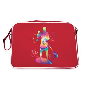 Stand Up Paddling Stand Up Board Sup - Retro Bag - red/white - Back