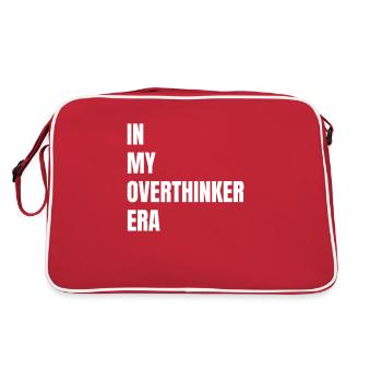 In My Overthinker Era Overthink - Retro Bag - red/white - Back