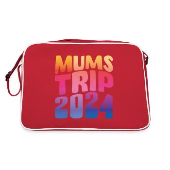 Mums Trip 2024 - Retro Bag - red/white - Back