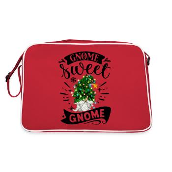 Noël Gnomies Gnome Sweet Gnome Noël Gnome - Sac Retro - rouge/blanc - Dos