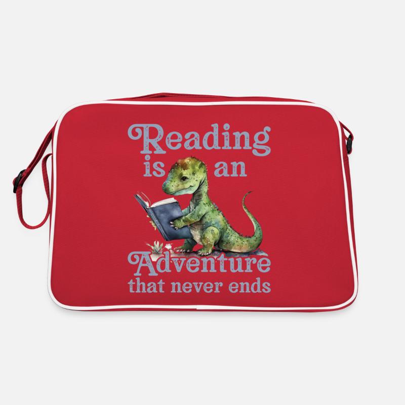 Lesen Ist Ein Abenteuer Bibliothek Lehrer Retro Tasche