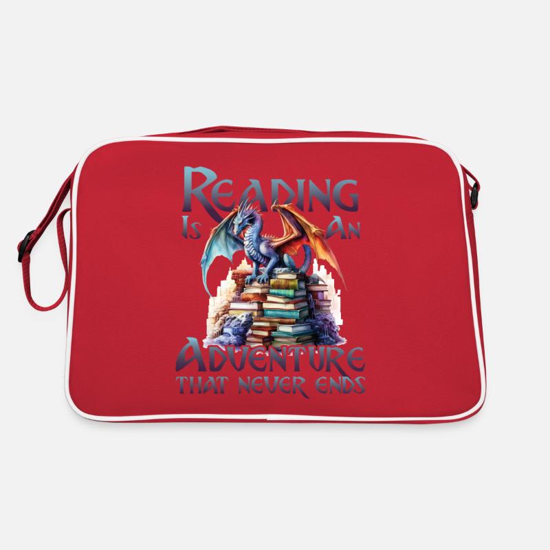 Reading Is An Adventure Library Teacher Retro Bag
