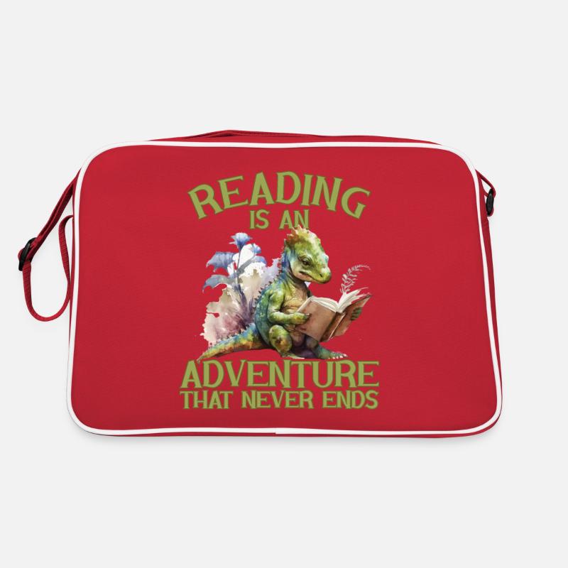 Reading Is An Adventure Library Teacher Retro Bag