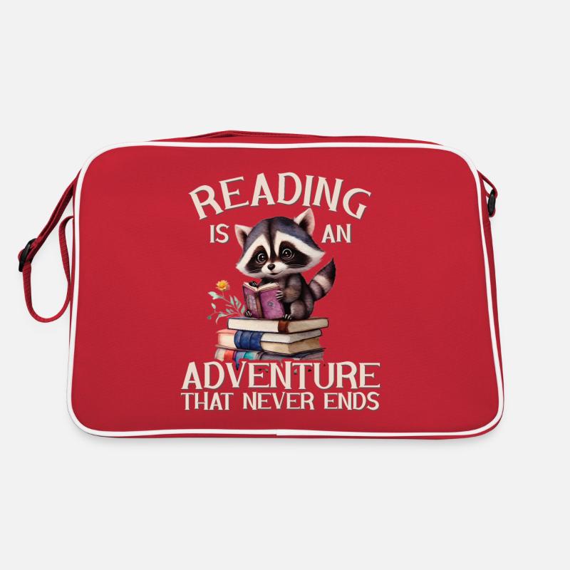 La lecture est une aventure Professeur de bibliothèque Sac Retro