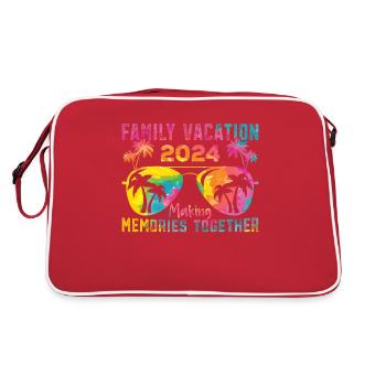 Des vacances en famille inoubliables - Sac Retro - rouge/blanc - Dos