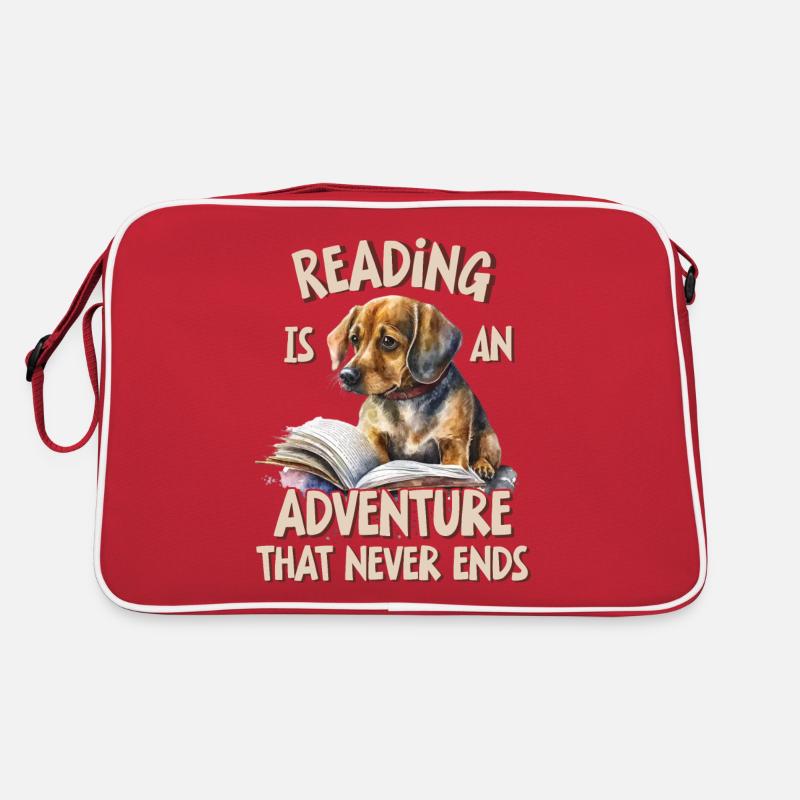 Reading Is An Adventure Library Teacher Retro Bag