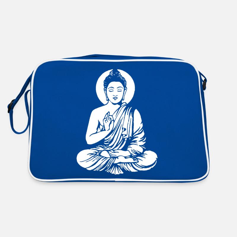 buddha-white Retro Tasche