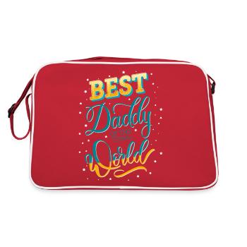 Meilleur papa - Sac Retro - rouge/blanc - Dos