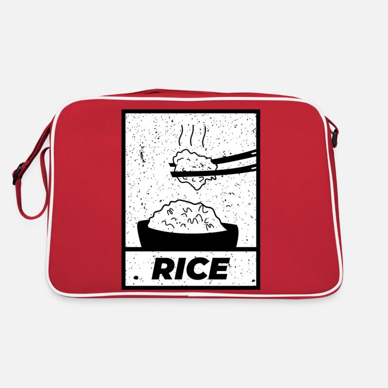 Rice simple vintage black Retro Tasche