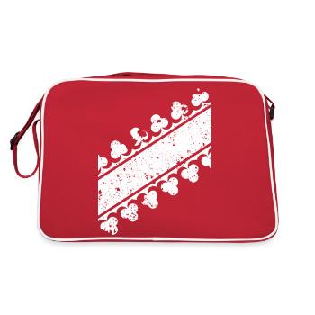 Bas-Rhine - Retro Bag - red/white - Back