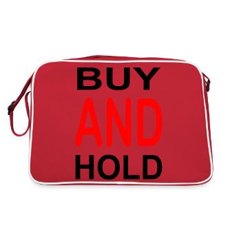 Trading de Bitcoin et d'actions cryptographiques - Sac Retro - rouge/blanc - Dos