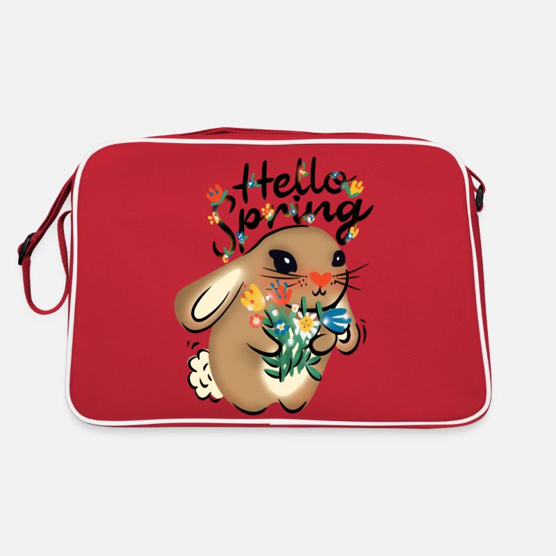 Hallo Frühling Retro Tasche
