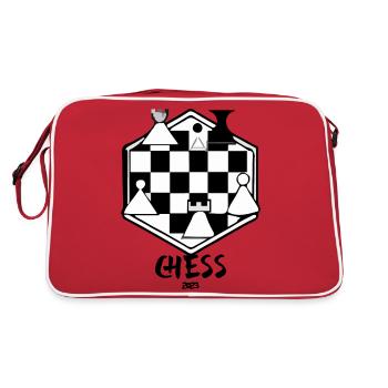 Chess 2023 - Sac Retro - rouge/blanc - Dos