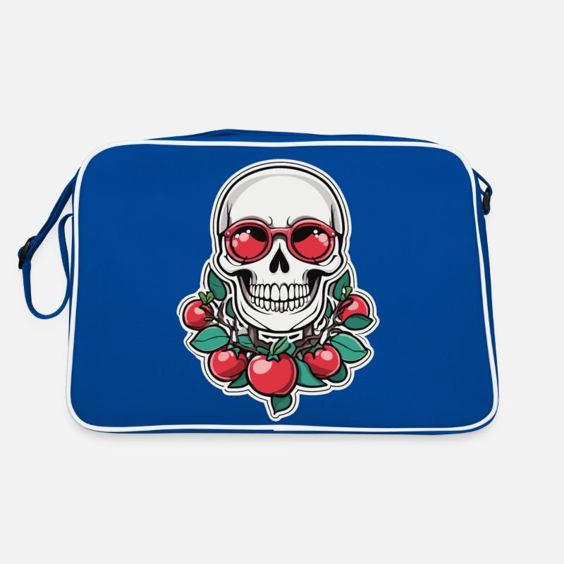 Cherry Skull Retro Tasche