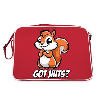 Got Nuts? - Retro Bag - red/white - Back