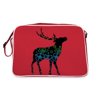 Cerf - Sac Retro - rouge/blanc - Dos