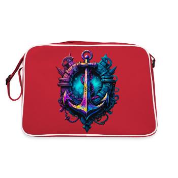 Anchor - Retro Bag - red/white - Back