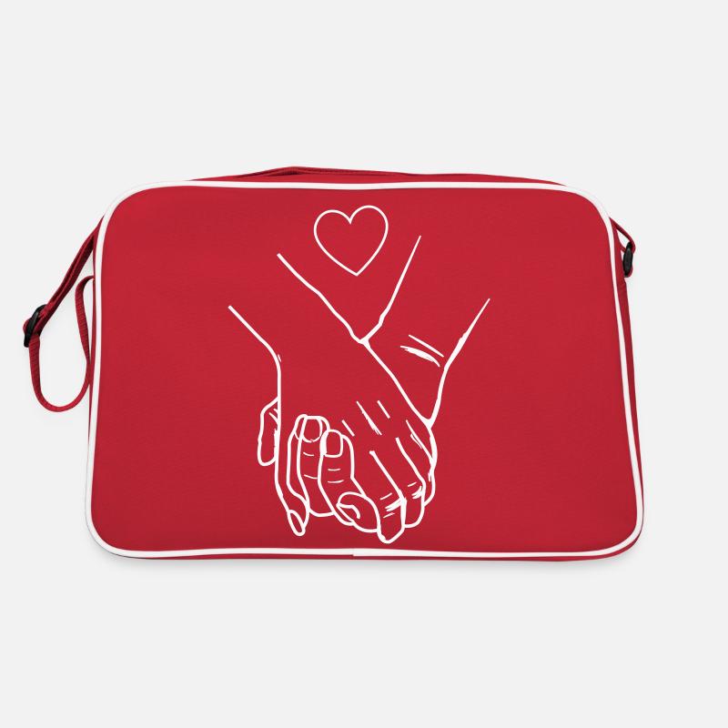 Mains Coeurs Sac Retro