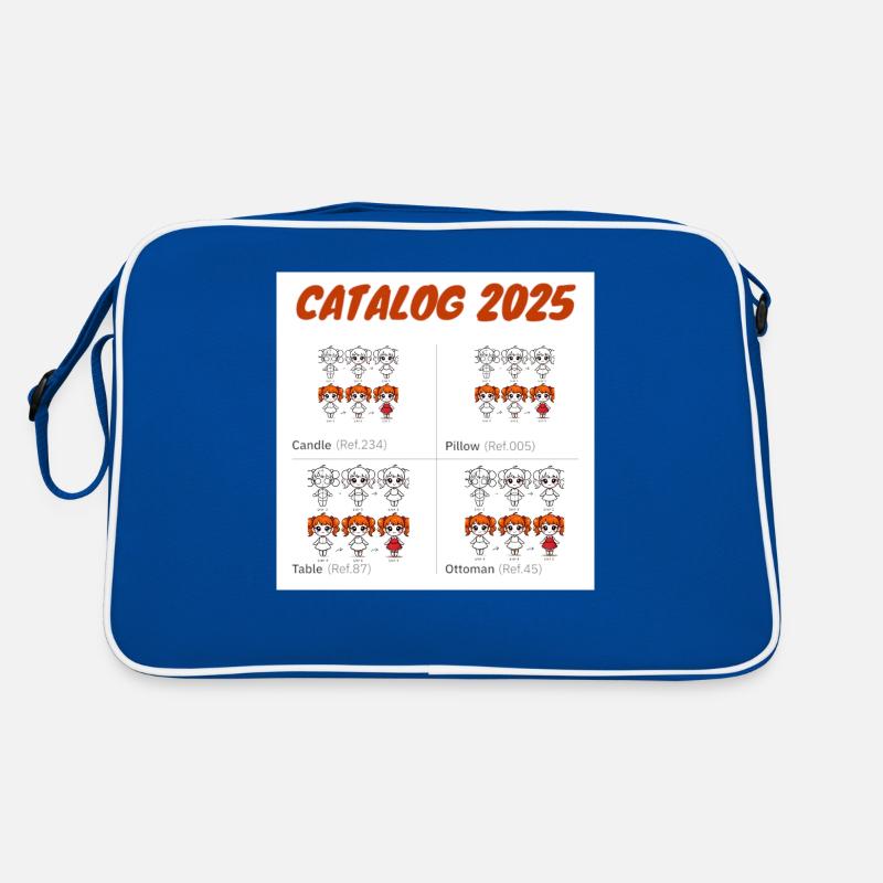 Mädchen 1 Retro Tasche