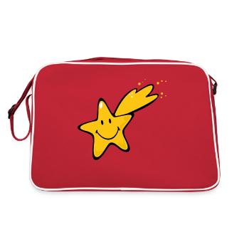 Smiley Shooting Star - Sac Retro - rouge/blanc - Dos