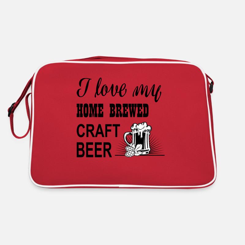 Bier Wein Whiskey Schnaps Alkohol Retro Tasche