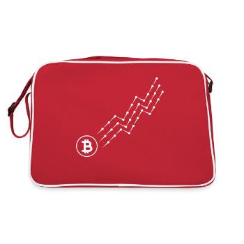 Crypto Bitcoin Trading - Sac Retro - rouge/blanc - Dos