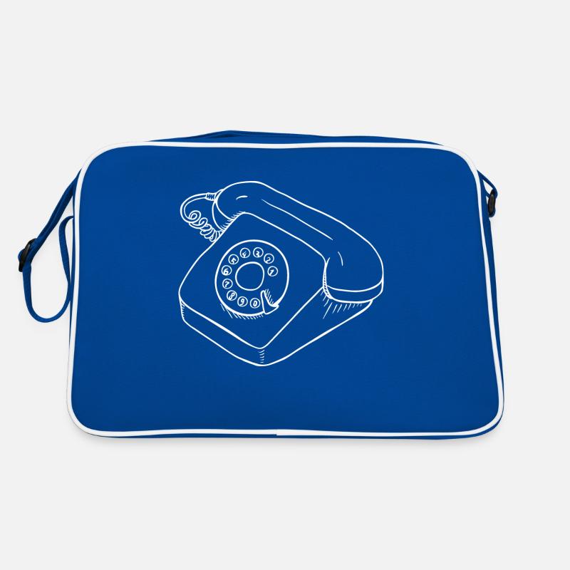 Retro Telefon Wählscheibe Hörer Retro Tasche
