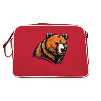 ours - Sac Retro - rouge/blanc - Dos