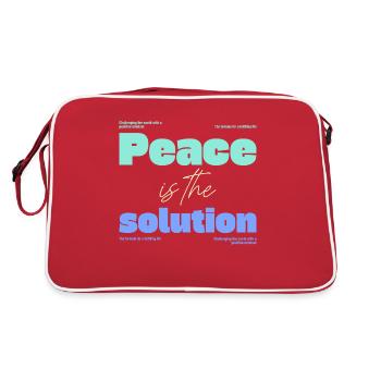 Santé mentale - Sac Retro - rouge/blanc - Dos