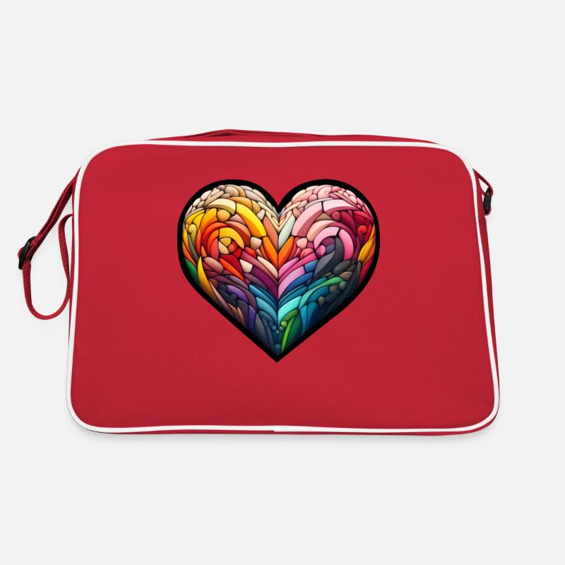 Cœur de verre Sac Retro