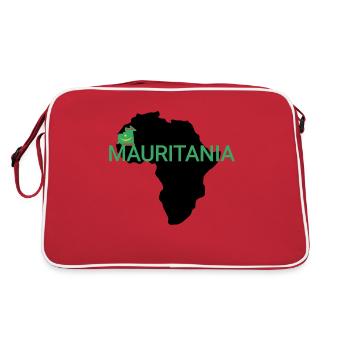 Aperçu de l’Afrique Mauritanie - Sac Retro - rouge/blanc - Dos