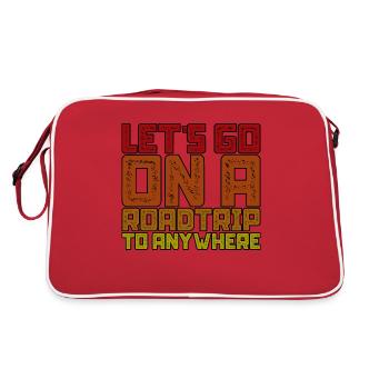 Partons en roadtrip n’importe où 3 - Sac Retro - rouge/blanc - Dos