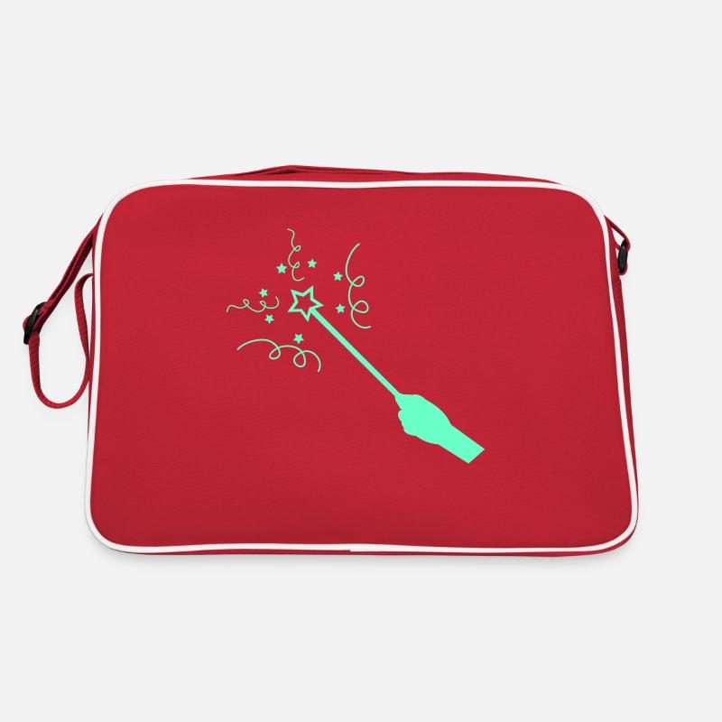 zauberstab Retro Tasche