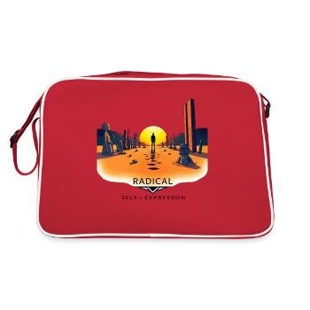 Autoportrait radical - Sac Retro - rouge/blanc - Dos
