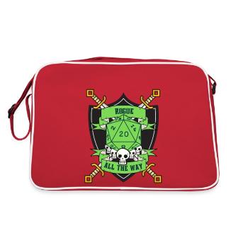 Rogue All The Way Green - Retro Bag - red/white - Back