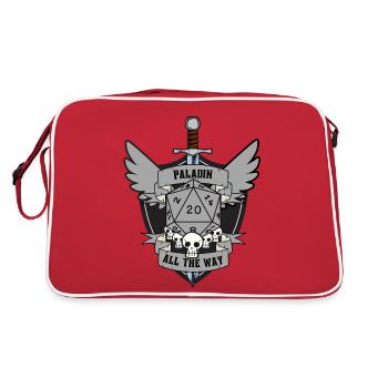 Paladin Tout le chemin gris - Sac Retro - rouge/blanc - Dos