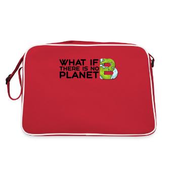 Et s’il n’y a pas de planète B ? - Sac Retro - rouge/blanc - Dos