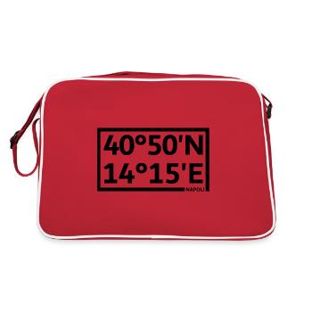 Napoli Coordinates - Retro Bag - red/white - Back