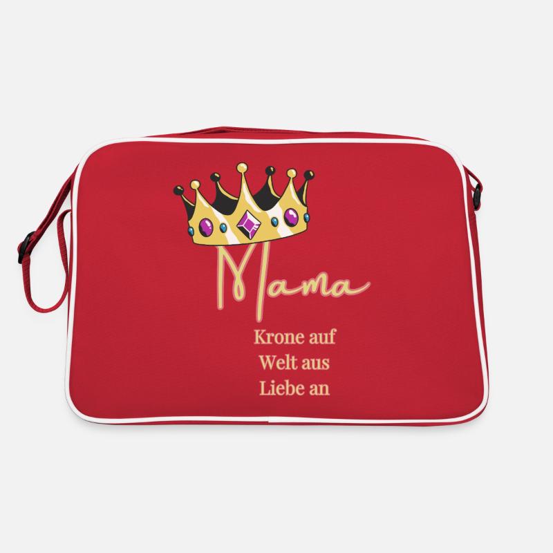 For me you always wear the crown - Mom, Queen! Retro Bag