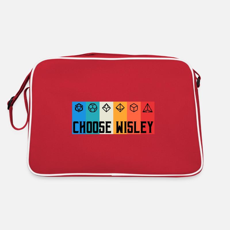 Choose wisely Würfel Tabletop Brettspiele Retro Tasche