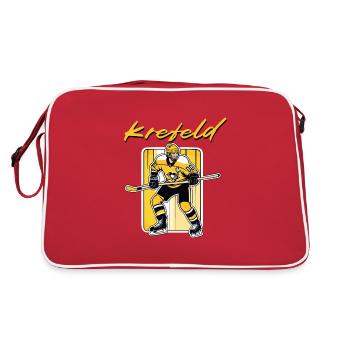 Hockey sur glace de Krefeld - Sac Retro - rouge/blanc - Dos