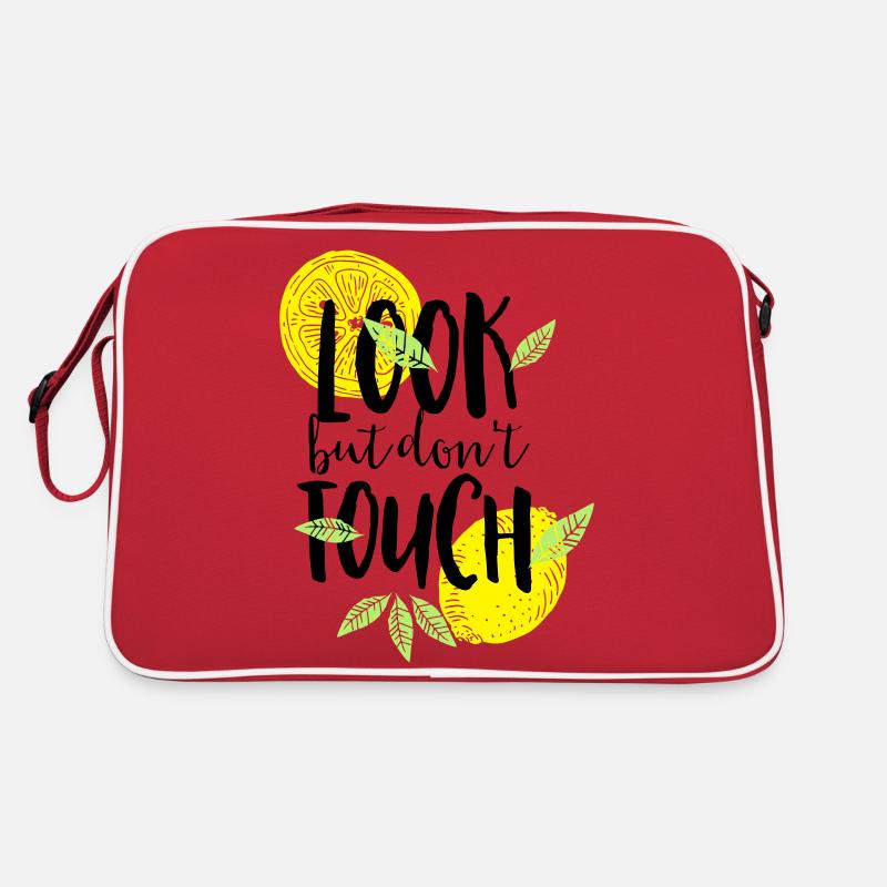 look but don't touch Retro Tasche