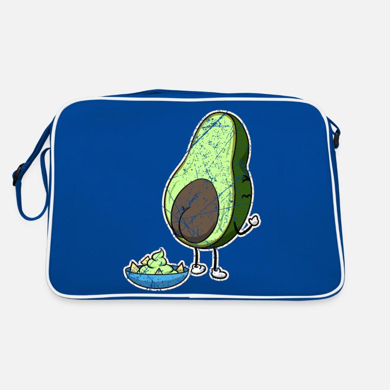 Vegan Vegetarier Avocado Sosse Dip I Geschenk Retro Tasche