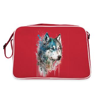 Husky sibérien 2 - Sac Retro - rouge/blanc - Dos