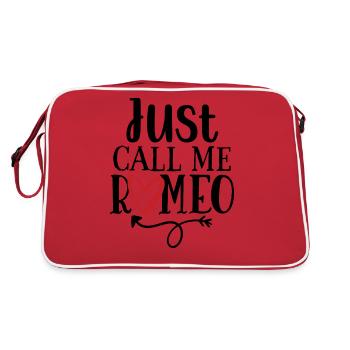 Design Just call me romeo - Sac Retro - rouge/blanc - Dos